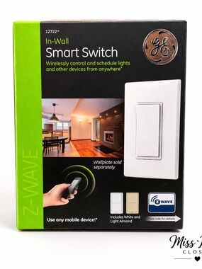 Z-Wave Smart Switch GE 12722 Works w/ SmartThings ADT Iris